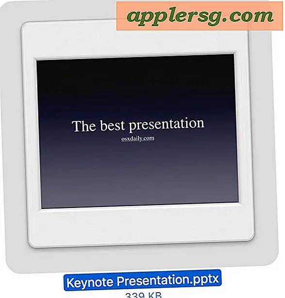 Så här konverterar du en Keynote-nyckel till PowerPoint-presentation med iCloud