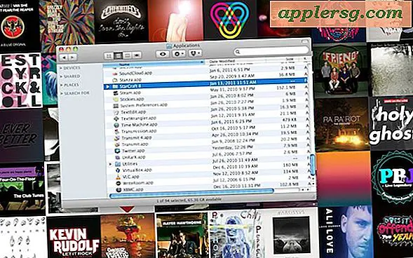 Indstil en skærmbilleder som skrivebordsbaggrund i Mac OS X