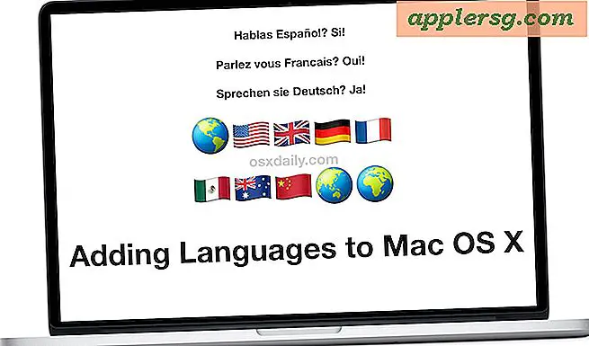 मैक ओएस एक्स में भाषाएं कैसे जोड़ें और स्विच करें