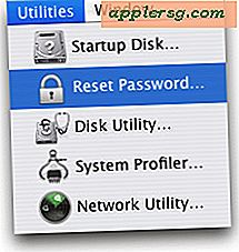 Reset een wachtwoord in Mac OS X met een opstartdiskette