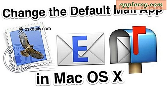 Sådan ændres Standard Mail App Client i Mac OS X