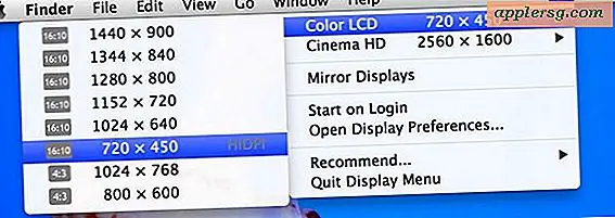 Verander de beeldschermresolutie van de menubalk opnieuw in OS X Mountain Lion