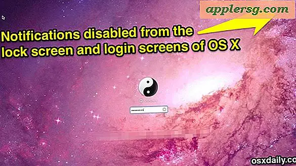 Sembunyikan Notifikasi dari Lock Screen dari Mac OS X