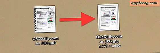 Konvertera en PDF till JPG med Förhandsgranskning i Mac OS X