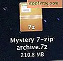 Åbn .7z filer på en Mac