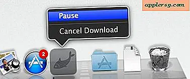 Pausa nedladdningar från Mac App Store