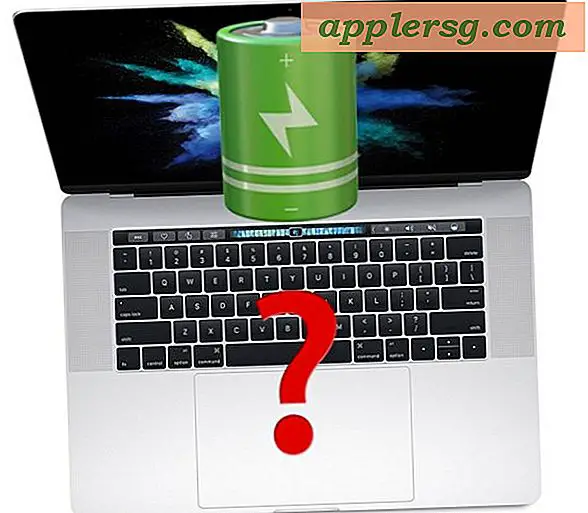 Hvor lang tid varer dit MacBook Pro batteri?