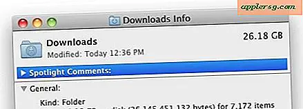Schijfruimte op een Mac terugwinnen door ~ / downloads periodiek te verwijderen