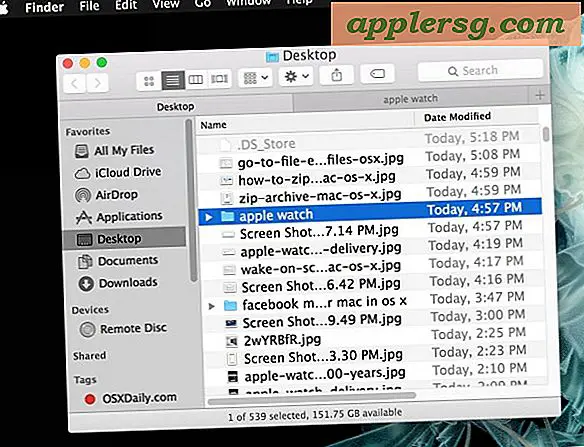 Brug kommandotast til Åbn mappe i nyt vindue eller faneblad i Mac OS X
