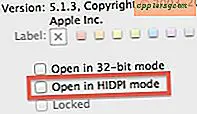 หลักฐานเพิ่มเติมสำหรับ Macs จอแสดงผล Retina แสดงใน OS X 10.7.3 Beta