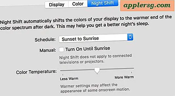 Comment utiliser Night Shift sur Mac OS