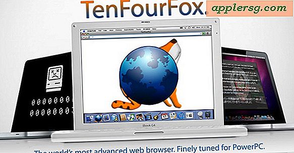 Kør Firefox 4 på en PowerPC Mac med TenFourFox