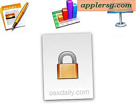 Ange ett lösenord på iWork-filer i Mac OS X för extra säkerhet