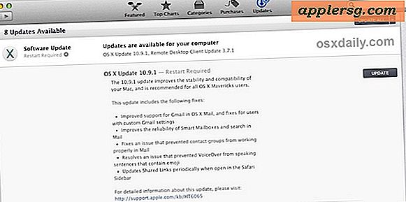 OS X 10.9.1 Update Released with Mail Improvement, Safari 7.0.1, och Bug Fixes