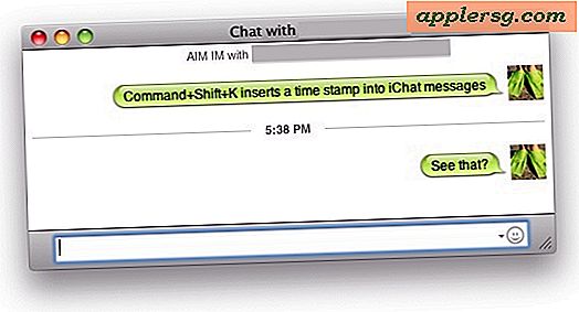 Aggiungi un Timestamp ai messaggi di iChat con una scorciatoia da tastiera