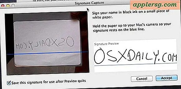 Signieren Sie PDF-Dateien mit einer digitalen Signatur in Mac OS X Preview