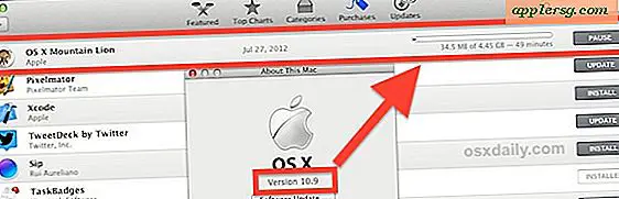 Hoe OS X Mountain Lion Installer opnieuw te downloaden van OS X Mavericks