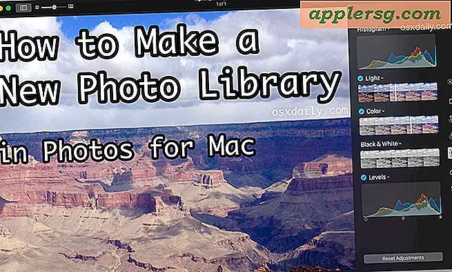 Sådan opretter du et nyt fotobibliotek i Photos App til Mac