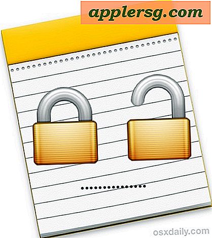 Come proteggere con password le note su Mac OS X.