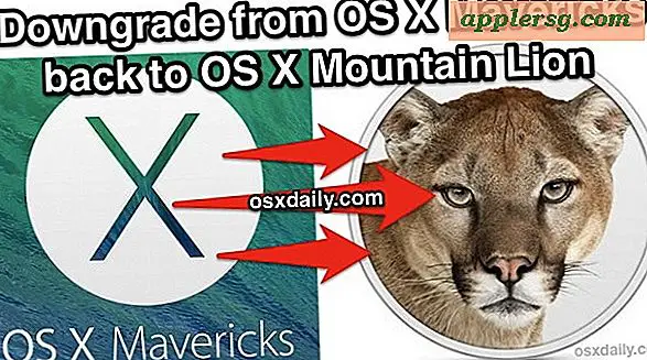 Hoe een Mac downgraden van OS X Mavericks naar OS X Mountain Lion