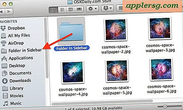 Aggiungi le tue cartelle alla barra laterale del Finder in Mac OS X.