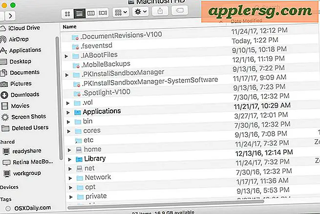 Sådan viser du skjulte filer på MacOS med en tastaturgenvej