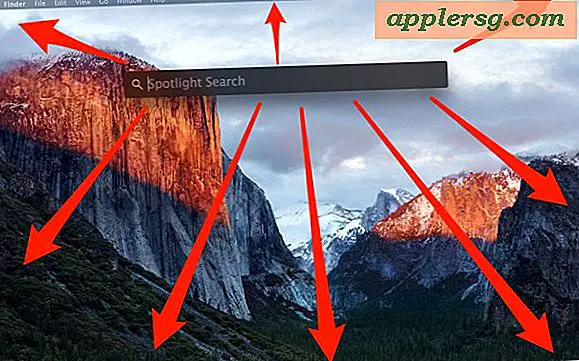 Verschieben und verschieben Sie das Spotlight-Suchfenster in Mac OS