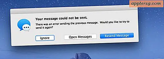 Oplossing Herhaaldelijk "Uw bericht kon niet worden verzonden" Berichten Fout op Mac
