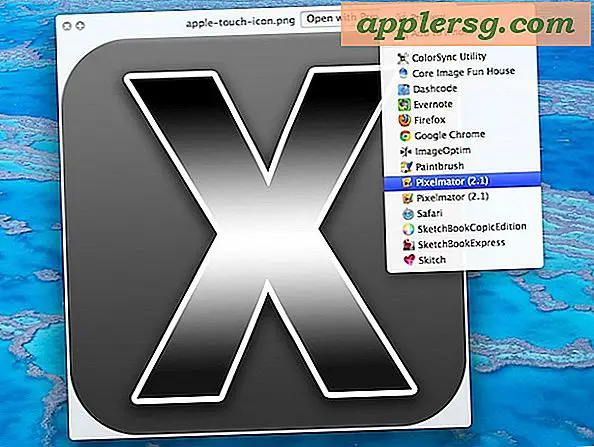 Åbn en fil med en hvilken som helst applikation direkte fra Quick Look i Mac OS X