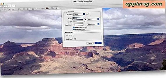 Hoe grootte van een foto op Mac te wijzigen