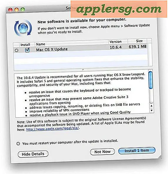 Mac OS X 10.6.4 disponible au téléchargement