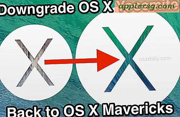 Sådan nedgraderer OS X Yosemite Tilbage til OS X Mavericks