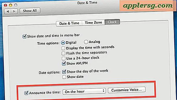 Gör Mac OS X meddela tiden för bättre tidshantering