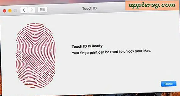 Vingerafdrukken toevoegen aan Touch ID op Mac