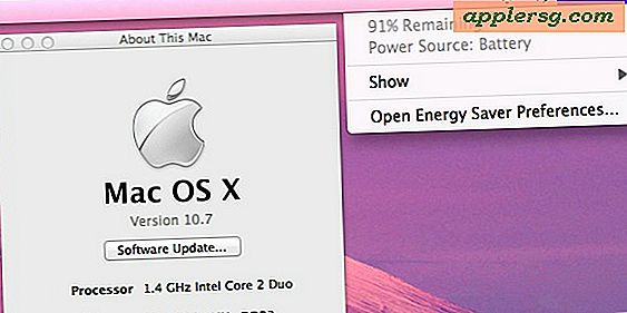 Mac OS X 10.7 Lion förbättrar batteriets livslängd?