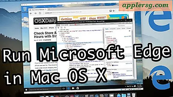 मैक ओएस एक्स में माइक्रोसॉफ्ट एज वेब ब्राउज़र कैसे चलाएं