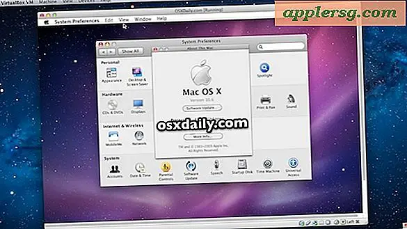 Installera och kör Mac OS X 10.6 Snow Leopard i en virtuell maskin ovanpå OS X Lion
