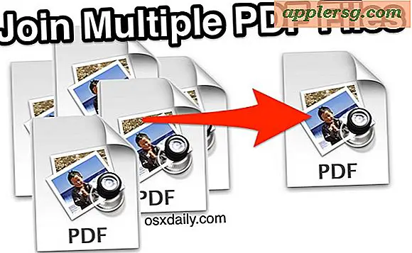 Come unire più file PDF in un unico documento PDF in Mac OS X.