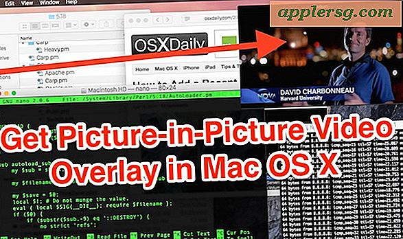 Få bild-i-bild flytande videor på Mac OS X med Helium App