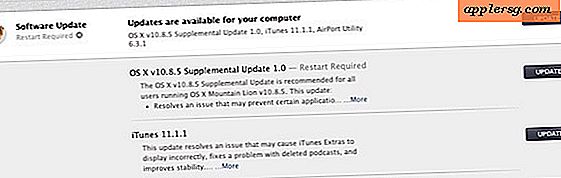 Mise à jour supplémentaire d'OS X 10.8.5 & iTunes 11.1.1