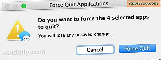 Sådan Force Afslut Multiple Mac Apps Samtidigt