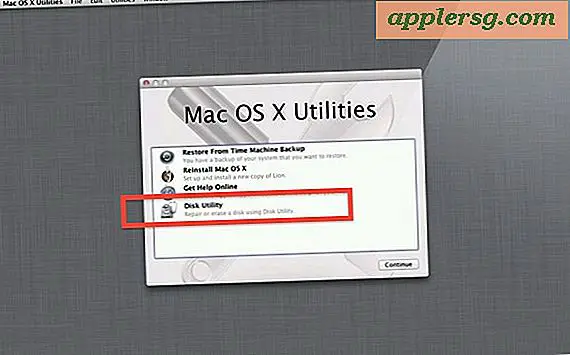 Reparieren Sie die Bootdiskette unter Mac OS X mit dem Festplatten-Dienstprogramm & Recovery HD