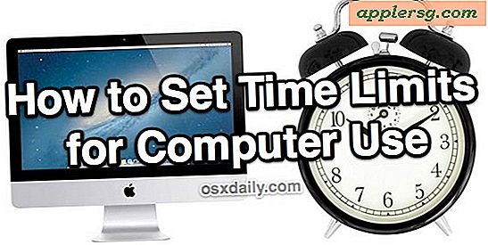 मैक ओएस एक्स में कंप्यूटर उपयोग के लिए समय सीमा कैसे सेट करें