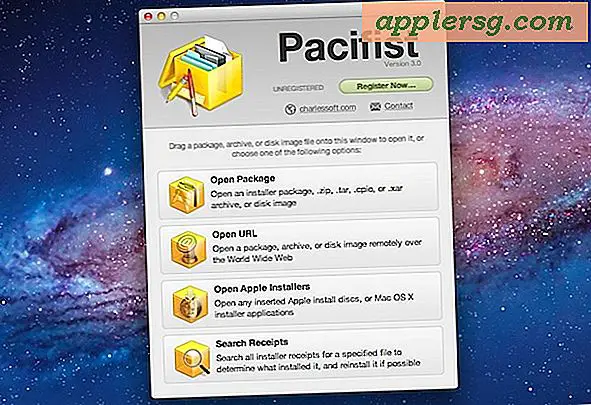 Pak het installatieprogramma en de pakketbestanden uit in Mac OS X Gemakkelijk met Pacifist