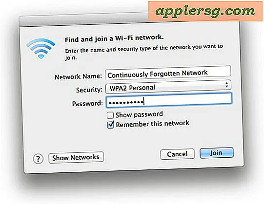 Fix til Mac OS X Husk ikke trådløse netværk