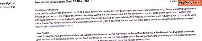 OS X 10.10.4 Public Beta 1 & Developer Beta 2 uitgebracht voor Mac-gebruikers
