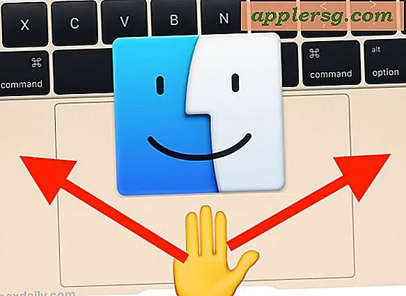 Hoe het drievingerige bewegingsgebaar op Mac Trackpads in OS X te activeren