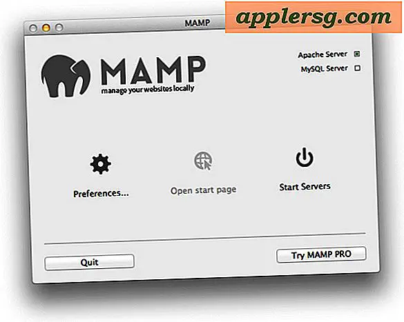 Ändra MAMP till Default Apache och MySQL-portar