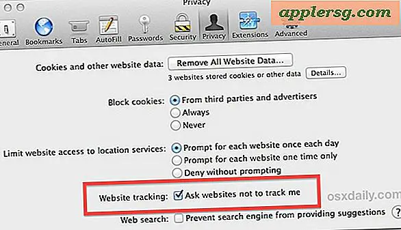 Sådan aktiveres "Spor ikke" i Safari til Mac