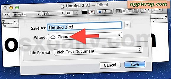 Modifier l'emplacement d'enregistrement d'iCloud dans le stockage Mac local sous OS X